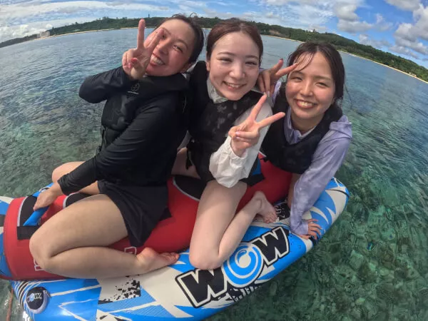 【名護市・今帰仁村・古宇利島】プライベートビーチで過ごす極上の時間！最新チューブ２点選び放題のお得なプランで遊びつくそう！『Aプラン ♪』